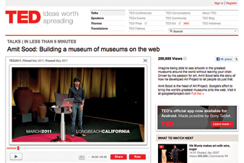 Amit Sood: Building a Museum of Museums on the Web.