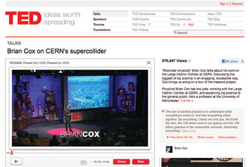 Brian Cox on CERN's supercollider.