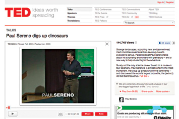 Paul Sereno digs up dinosaurs.