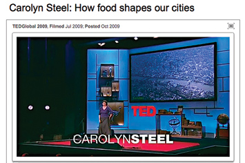 Carolyn Steel su Ted