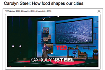 Carolyn Steel: How food shapes our cities.