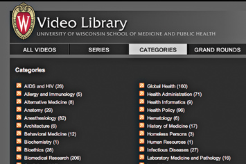 Video Library - Wisconsin School of Medicine and Public Health.