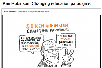 Ken Robinson: Changing education paradigms.