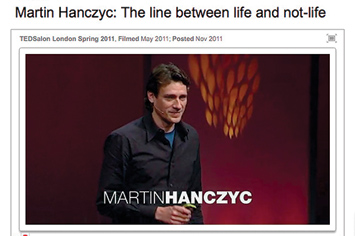 Martin Hanczyc: The line between life and not-life.